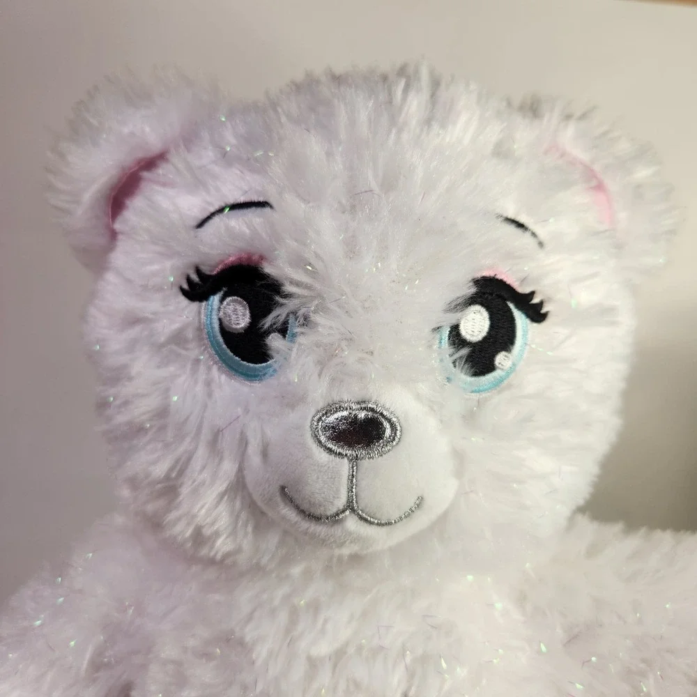 BUILD-A-BEAR Disney Princess 25th Celebration‎ White Sparkle Plush Musical